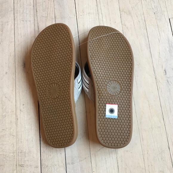 UGG | Men’s Seaside Striped Cork Flip Flops - Picture 6 of 8
